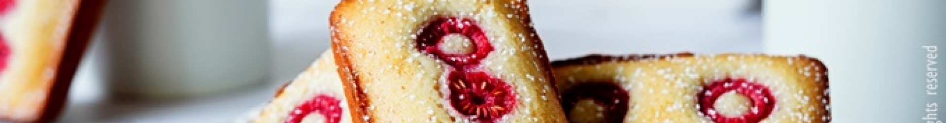 Financiers à la framboise